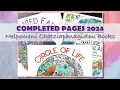 COMPLETED COLOURING PAGES 2024 MELPOMENI CHATZIPANAGIOTOU BOOKS ADULT COLOURING