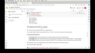 Mastering Python Unit 1 - Print Statements Error Handling