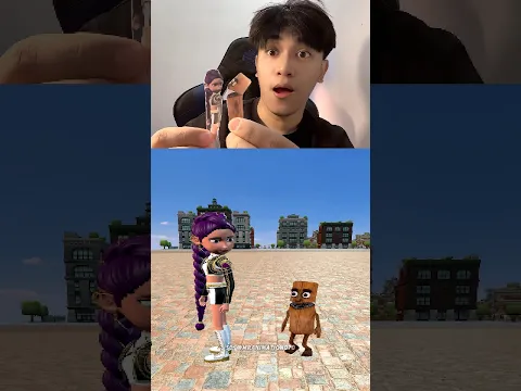 KRISNA REACT Helicopter in Kpop Demon Hunters #kpopdemonhunters #scaryteacher3d