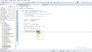 String substring method internal implementation String class JAVA Internal working