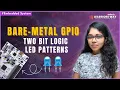 STM32 GPIO Bare Metal RCC MODER LED Blinking Patterns Explained