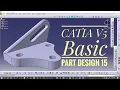 CATIA V5 - Basic Part design tutorial 15 in 2020