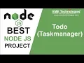 ToDo Task Manager Application in NodeJs Download Mean Stack Project with source code