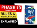 Phase 10 Game Rules Instructions How To Play Phase 10 Phase 10 Card Game Explained