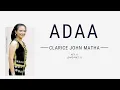 Clarice John Matha - Adaa (Lyric \u0026 Chord Cover)