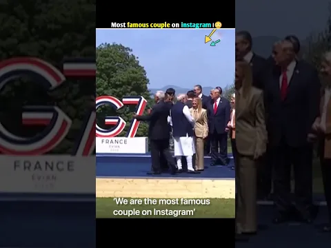 most famous couple on instagram 😳 #facts #ytshorts #modi