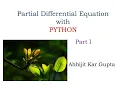 PDE with Python Part I
