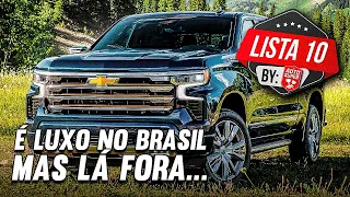10 CARROS QUE SÃO PARA TRABALHO (PESADO) LÁ FORA, MAS É LUXO NO BRASIL (by membros)