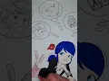 Miraculous Ladybug coloring pages Marinette Dupain-Cheng