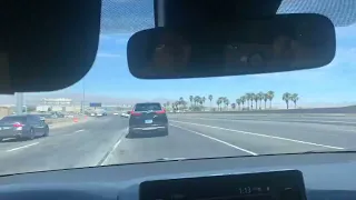 Time Lapse I-15 Via U S 93 North Las Vegas Nevada Exit Cheyenne Ave