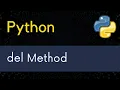 del method in Python List