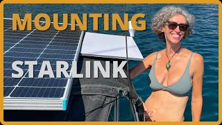 Will This DIY Starlink Mount Survive at Sea? – SailingHelios S03E16