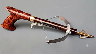 Homemade Ebony Skeleton Crossbow
