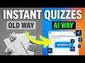How to Create Instant Quizzes Assessments with AI Google Forms Integration