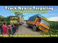 Download Lagu Truck Nyaris Terguling || Hampir Saja Sesama Sopir Baku Hantam Di Bukit Kodok