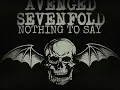 Download Lagu Avenged Sevenfold (Nothing To Say) Official Audio Feat SLASH