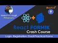 React Formik Crash Course Login Registration Enroll Forms Final in Telugu