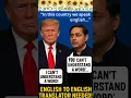 Lagu Trump Needs Translator for Shashi Tharoor’s English! 😂🇺🇸🇮🇳 | English to English! | Viralshorts