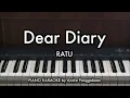 Dear Diary - RATU | Piano Karaoke by Andre Panggabean