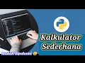 Kalkulator sederhana dari bahasa pemrograman python