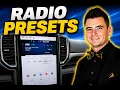 Ford Ranger SYNC 4 Radio Tutorial Presets SiriusXM Hidden Features