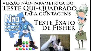 Teste Qui-Quadrado para contagens não paramétrico / Teste Exato de Fisher