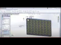 linear Pattern in solidworks Rectangular pattern