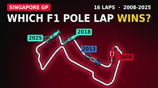 16 Singapore GP Pole Laps, 1 Race: How Much Faster Is F1 Now?