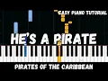 Lagu Pirates of the Caribbean - He's a Pirate (Easy Piano Tutorial)