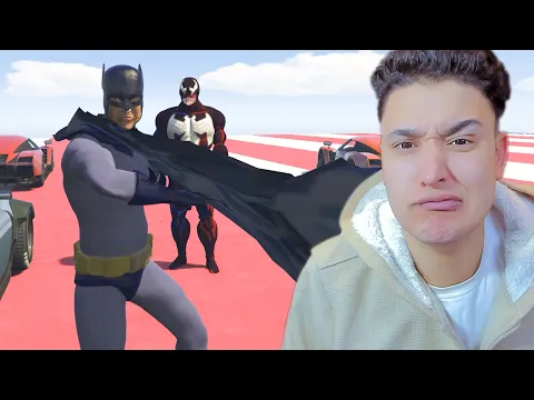 Video Thumbnail: عملت تحدى مع بات مان وفينوم 😱 قراند 5