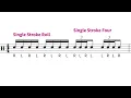 All 40 drum rudiments in under two minutes
