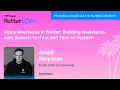 Voice Interfaces in Flutter Building Assistants with Speech-to-Text - Andrii Fluttercon USA 2026