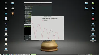 Simple Gravity simulation with python and turtle