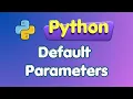 Lap trinh Python Bai 23 - Default Parameters Tham so mac dinh