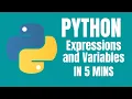 Python Tutorial For Beginners Bangla Expressions and Variables