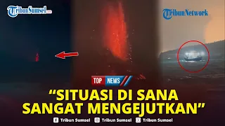 🔴Detik-detik Menegangkan Konten Kreator di Laut saat Erupsi Anak Krakatau:Situasi Sangat Mengejutkan