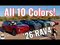 All 10 Colors - 2026 Toyota RAV4