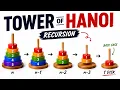 24 Tower of Hanoi Understanding the Recursive Logic Recursion Explained