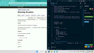 CSES - Missing Number CSES Solutions CSES Problem Set