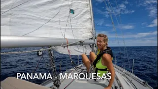 Solo sailing 4000 NM from Panama to Marquesas in 31 days. Part 2 – Ep. 189