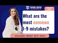 What are the most common I-9 mistakes