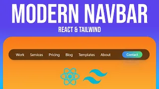 How to Create Modern Navbar with React Tailwind
