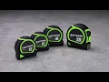 CRAFTSMAN 4-Pack Hi-Vis Tape Measures 12-ft 16-ft 25-ft