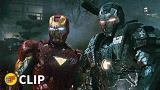 Download Iron Man \u0026 War Machine vs Drones \u0026 Vanko - Final Battle Scene | Iron Man 2 (2010) Movie Clip HD 4K MP3