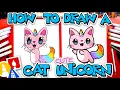 How To Draw A Cute Cat Unicorn
