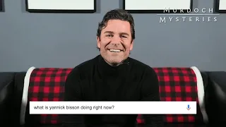 Murdoch Mysteries Yannick Bisson Answers The Web s Most Searched Questions Behind The Scenes