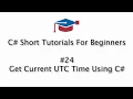 C Tutorials For Beginners - 25 Get Current UTC Time Using C