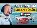 Download Lagu Flight from Milan to Tokol on Piper Cheyenne IIIA