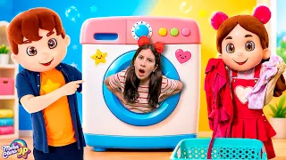 Maria Clara e JP e a Máquina de Lavar Mágica!