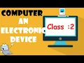Computer - An Electronic Device I CLASS